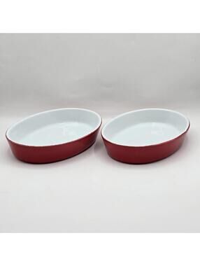 Emile Henry Red Oval Gratin/Baking Dishes
